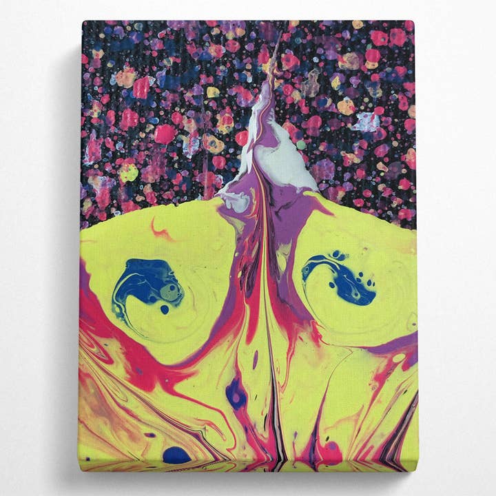 Yellow Cosmic Burst for wholesale by Simply Canvas Art