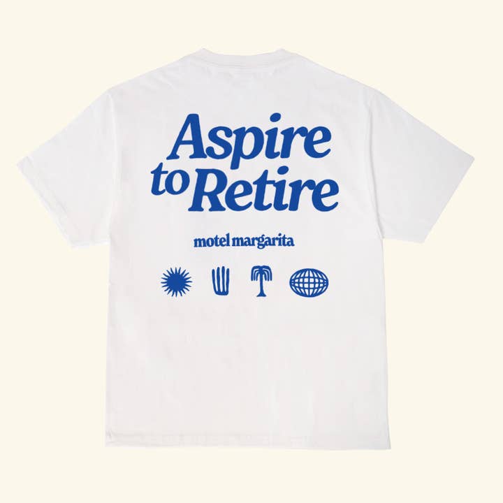 Desert Tee - White for wholesale by Motel Margarita