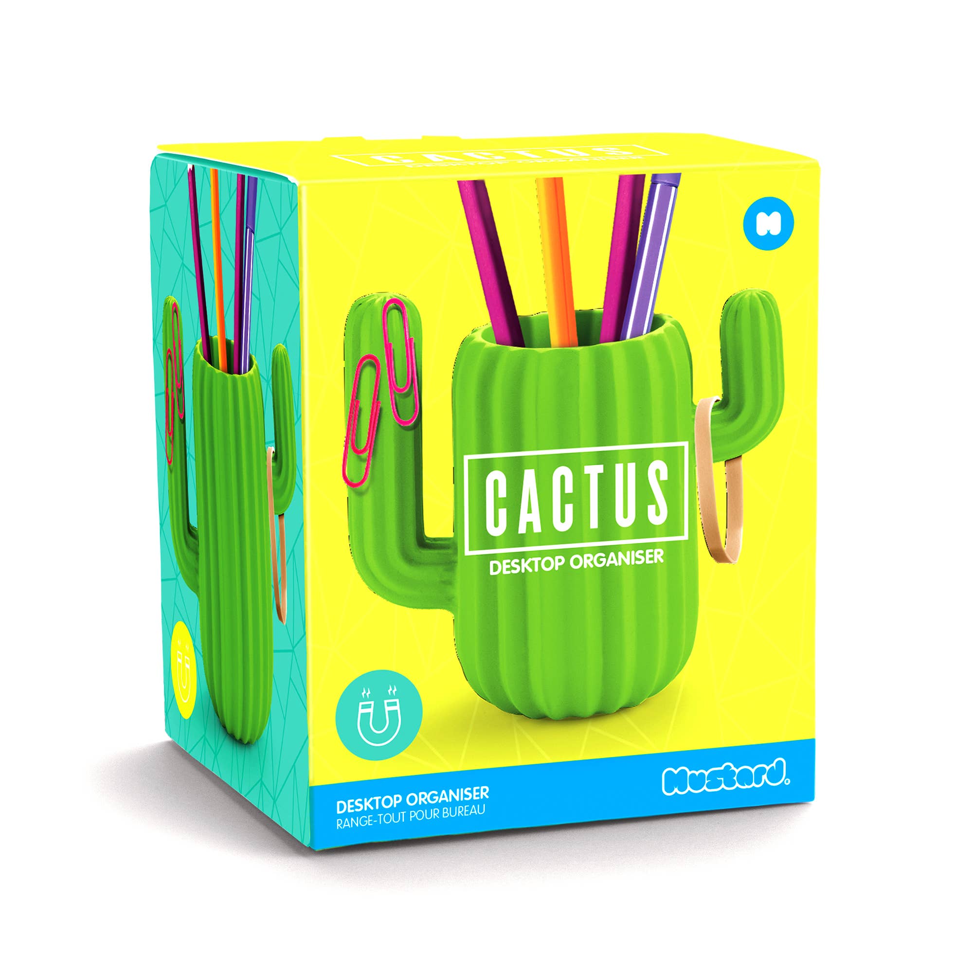 Mustard – wholesale Desk organiser – Cactus Desktop Organiser4