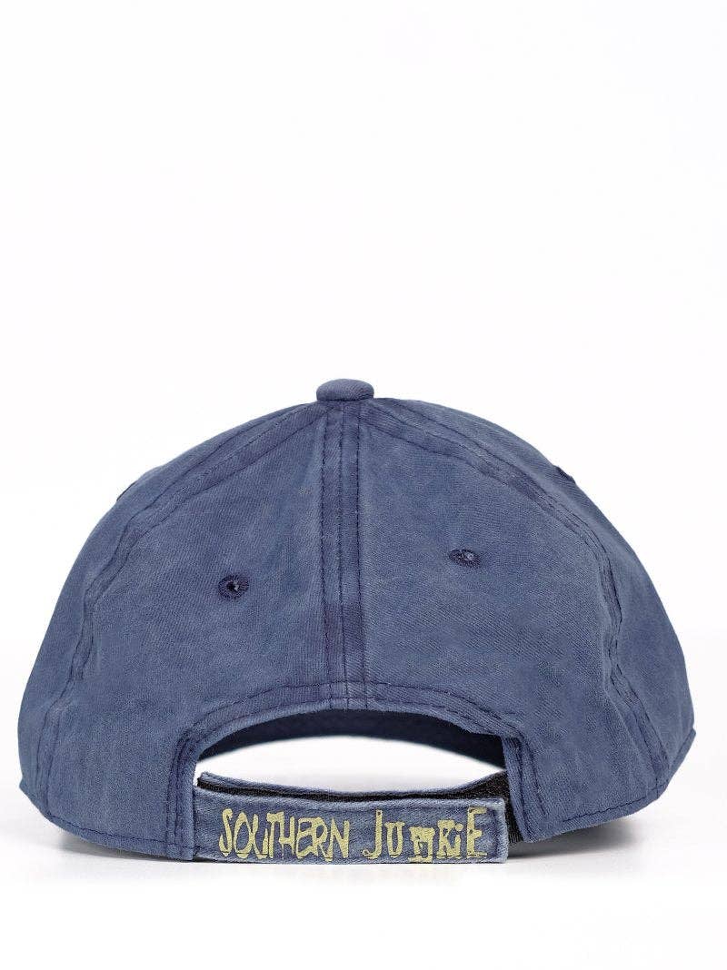GIRLS Navy Distressed Hat for wholesale on Faire1