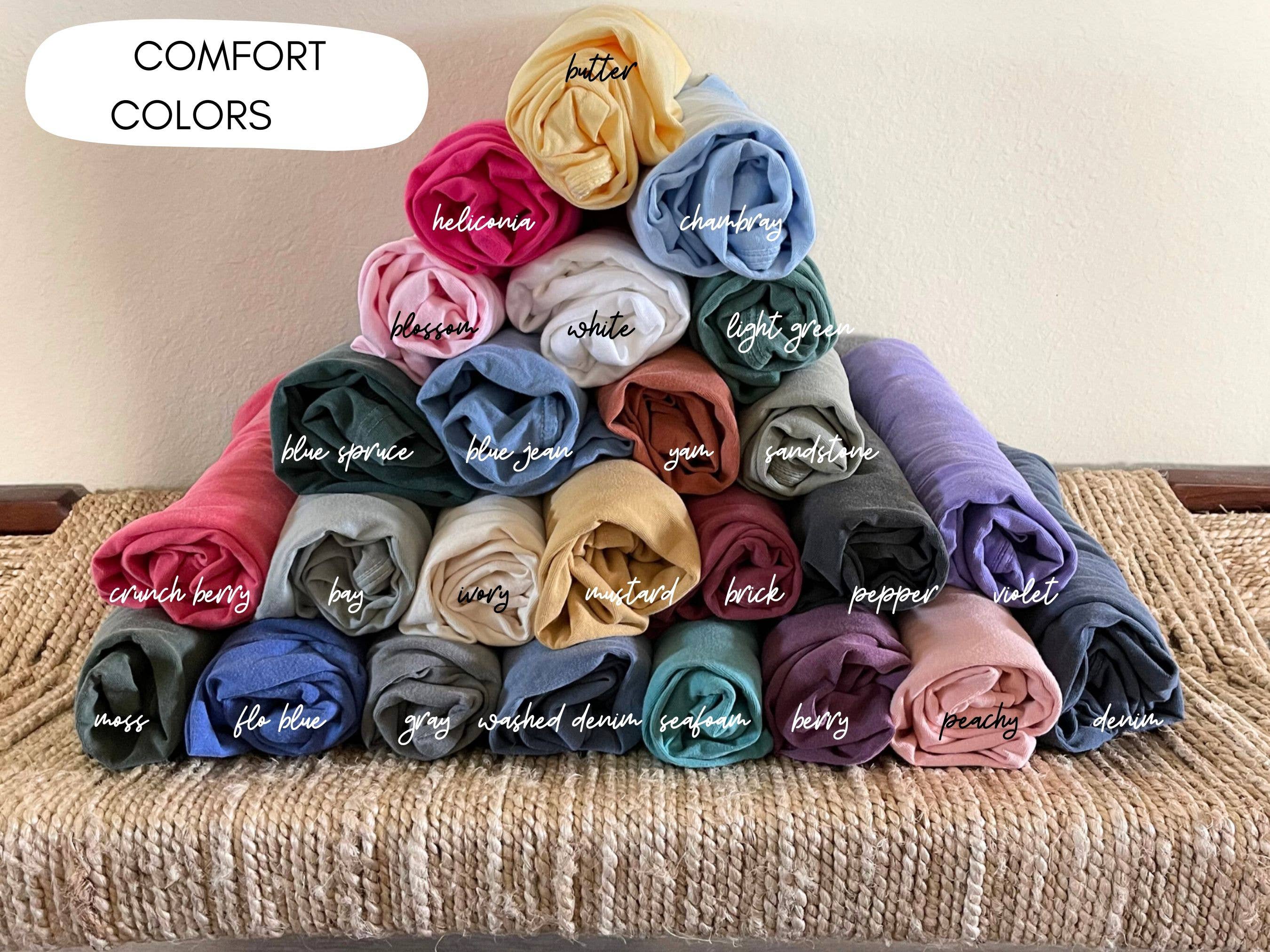 One Nine – Großhandel T-Shirt – Damen – One Nine Custom Comfort Colors T-Shirt mit Tasche - Modell 60305