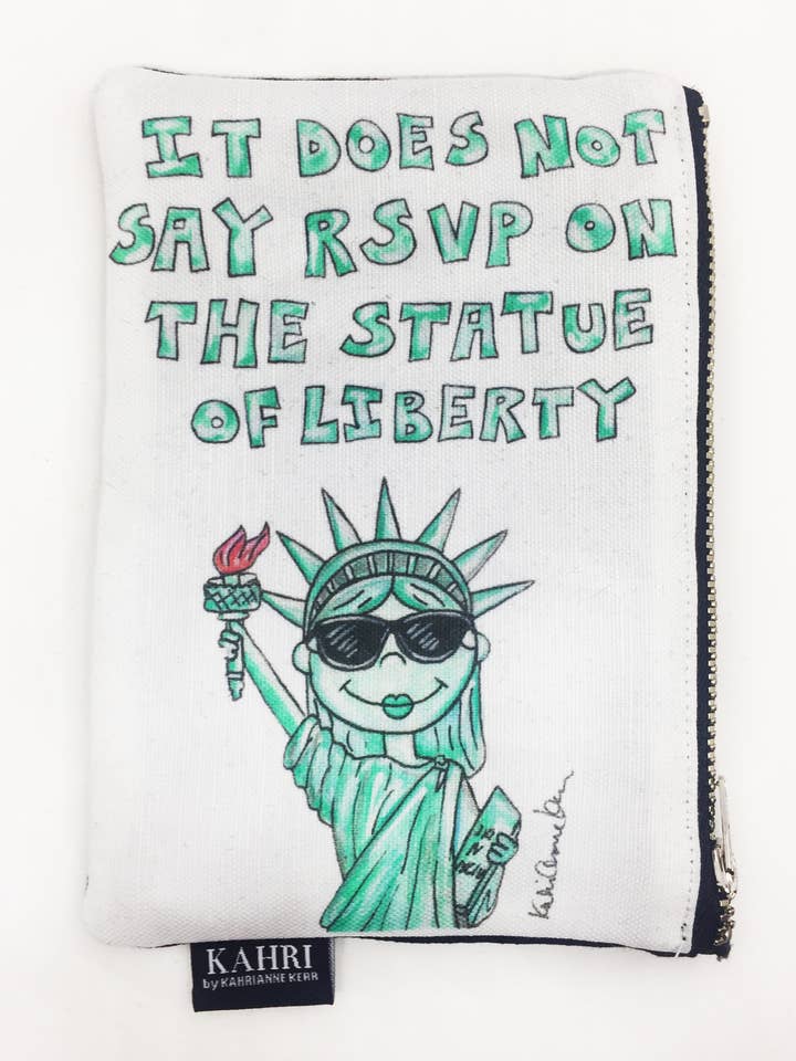 Liberty Quote Coin Purse for wholesale by KAHRI