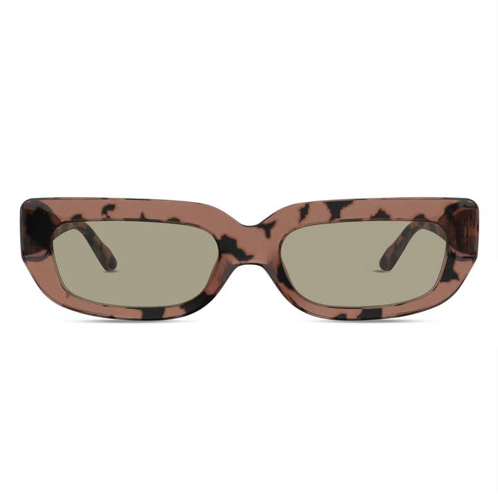Pela Case Corporation - Wholesale Sunglasses - Unisex - San Fran Slim Sunglasses in Pink Tortoise