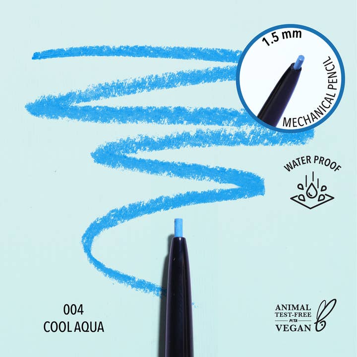 Undeniable Gel Liner 004 - Cool Aqua for wholesale by Moira Cosmetics