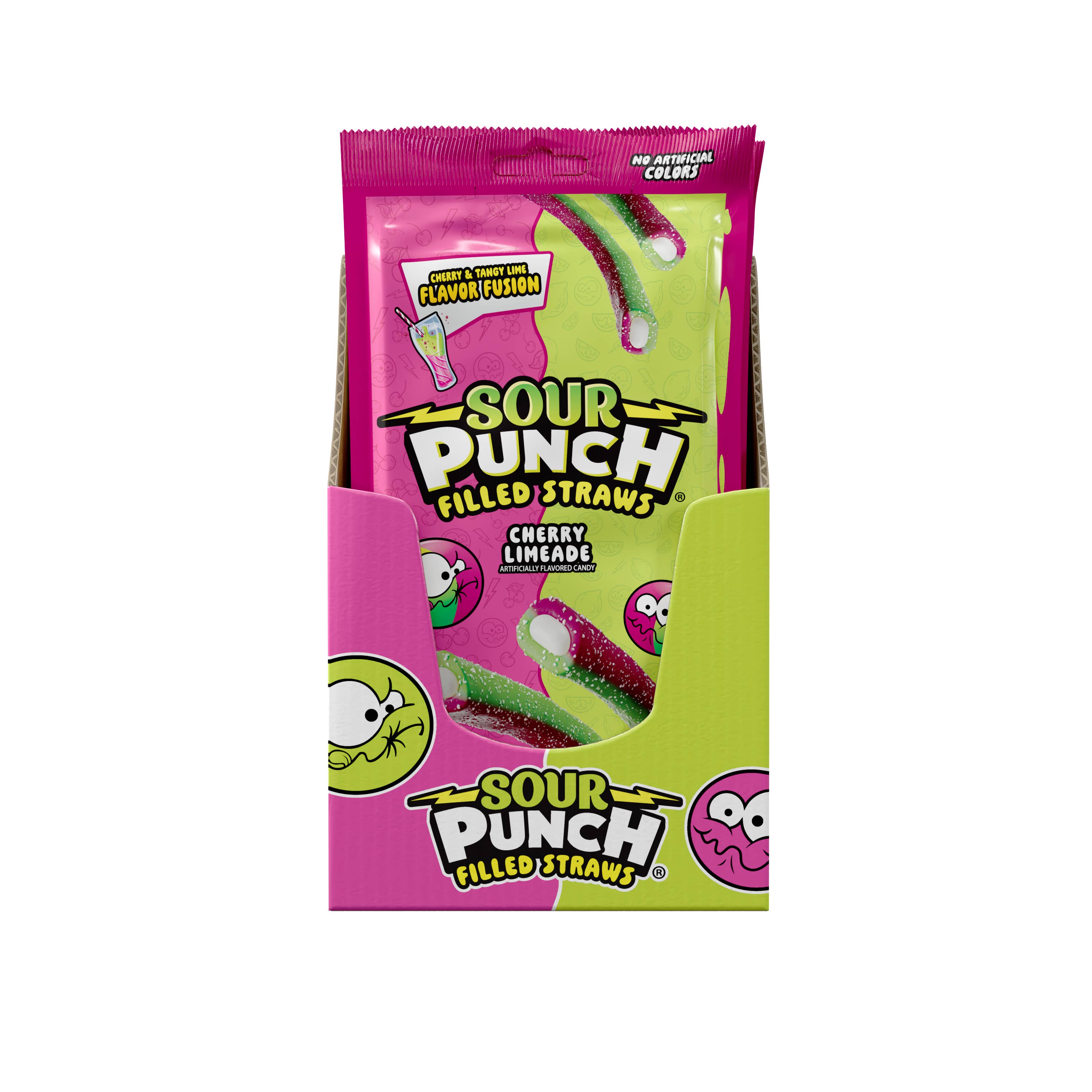 Gotta Get It Gifts - Vendita all'ingrosso Caramelle gommose - SOUR PUNCH CANNUCCE RIPIENE