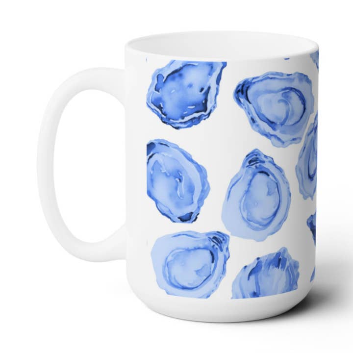 MUG - Huîtres pour la vente par Peachy Pendants