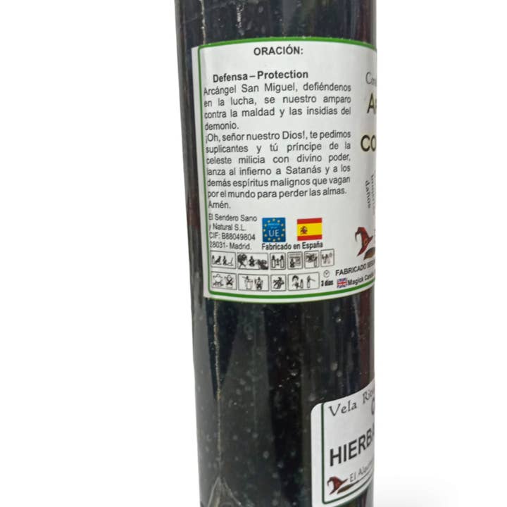 El Alquimista - Wholesale Meditation Supplies - VELON WITH HERBS INSIDE AND OIL SWEEPS EVERYTHING AWAY2