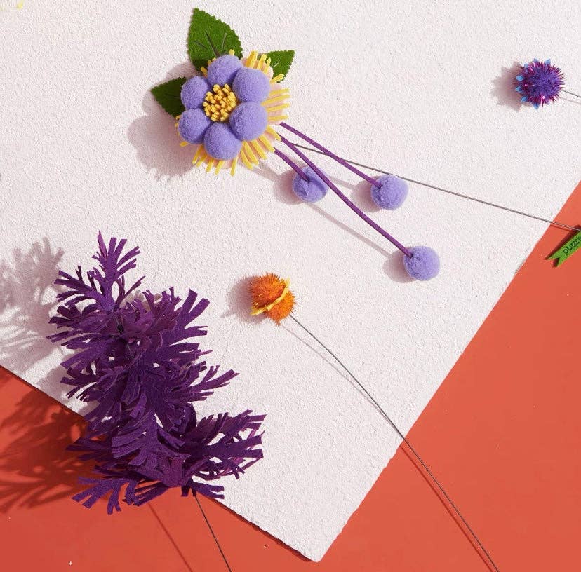 purrre - Wholesale Pet Toy - Cat - Blooming Cat Teaser Wand | Cat Toy1