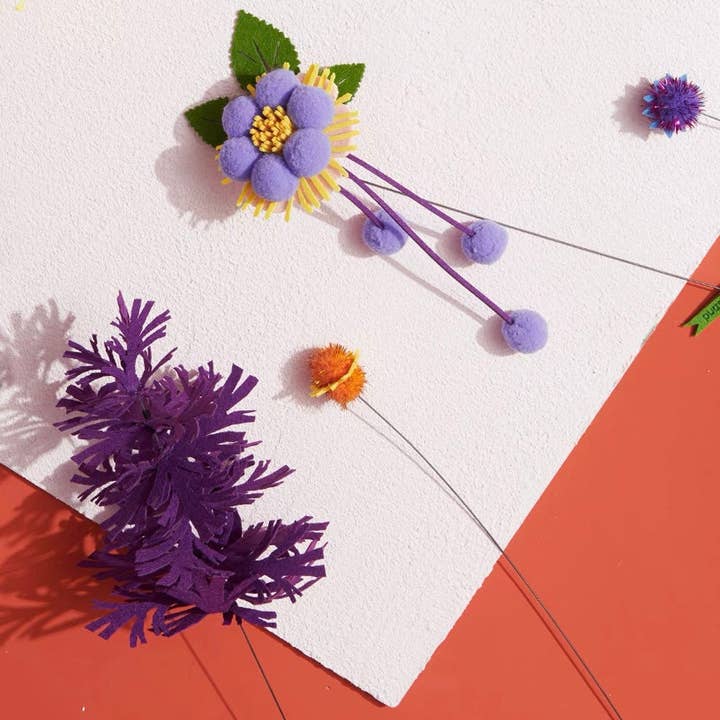 purrre - Wholesale Pet Toy - Cat - Blooming Cat Teaser Wand | Cat Toy1