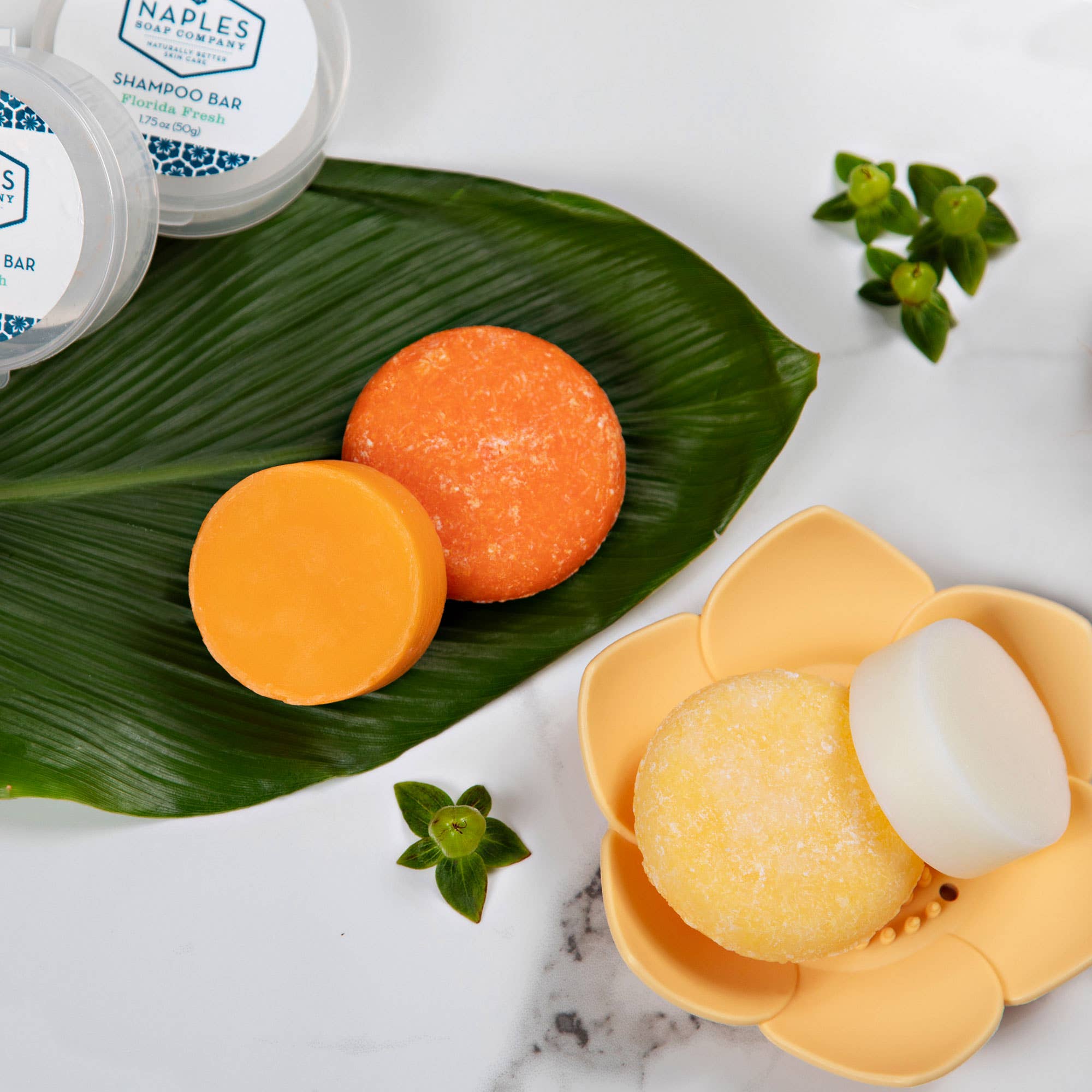 Naples Soap Company | Clean Beauty, Natural Bath & Body - Wholesale Shampoo Puck/Solid Shampoo - Florida Fresh Shampoo Bar – Citrus Infusion
7