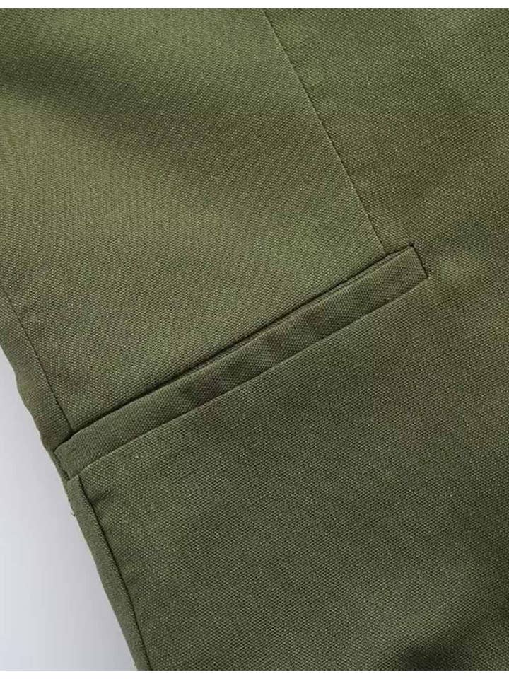 Sweetkama - Wholesale Suit Vest - Women's - Ladies Solid Color Sleeveless Button Cami K277886