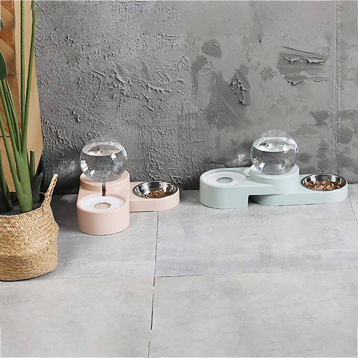 Hard Rock Health Stores - Wholesale Pet Bowl - Cat/Dog - Large Pet Feeder Automatic Drinking Fountain and Food Bowl Pet Water Dispenser with Mouth Separator0