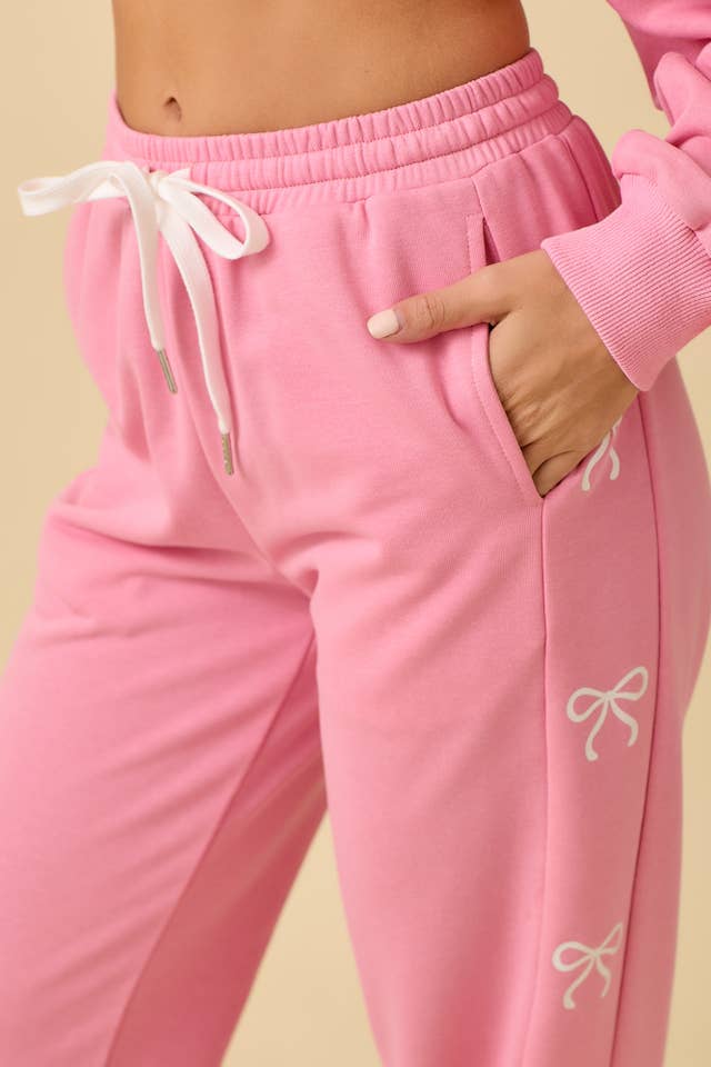 Main Strip - Wholesale Top & Pant Set (NOT Loungewear) - Women's - Ribbon Embroidered Hoodie Set – Soft Cozy Loungewear13