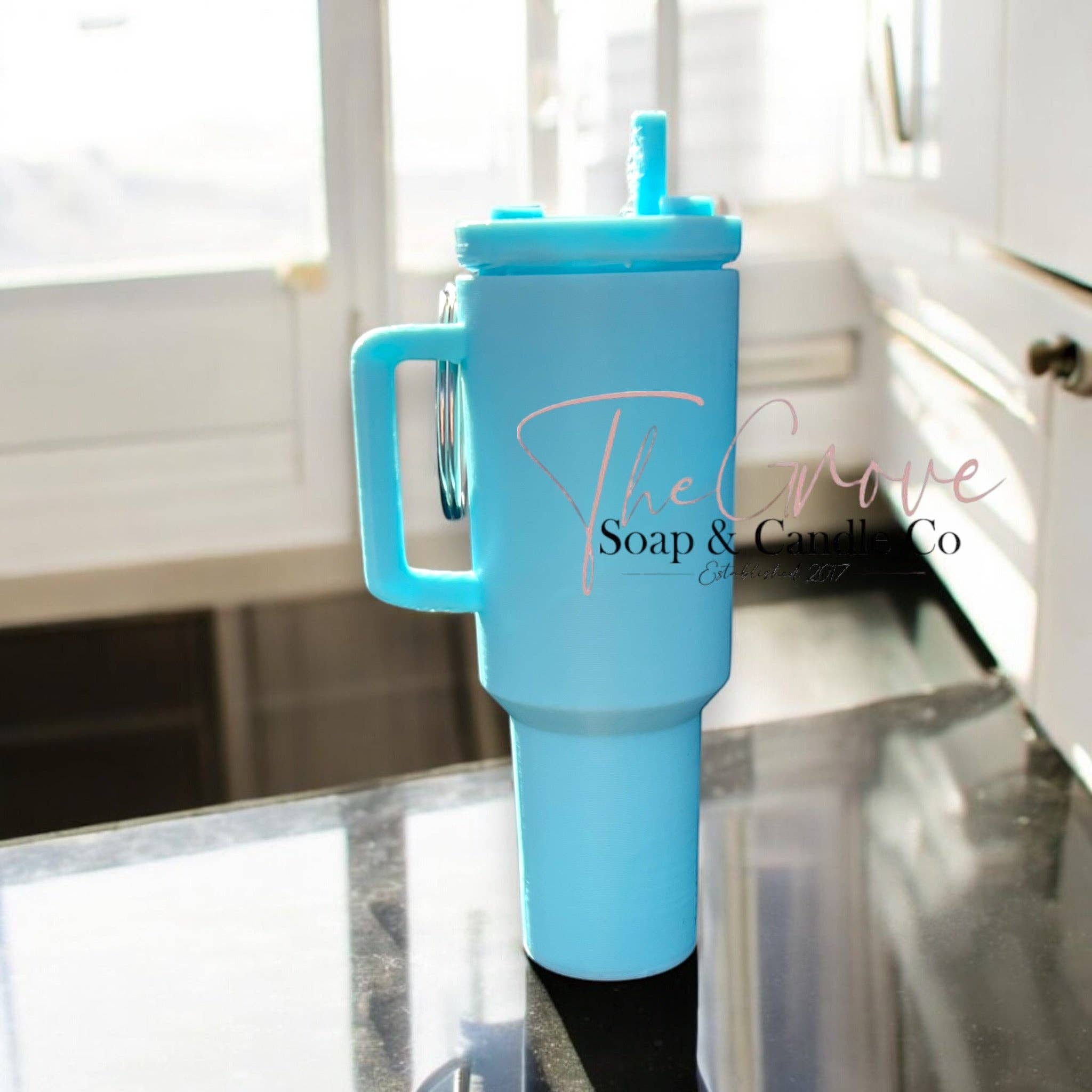 The Grove Soap & Candle Co - Wholesale Lip Balm Case/Holder - Mini tumbler lip balm holder keychain2