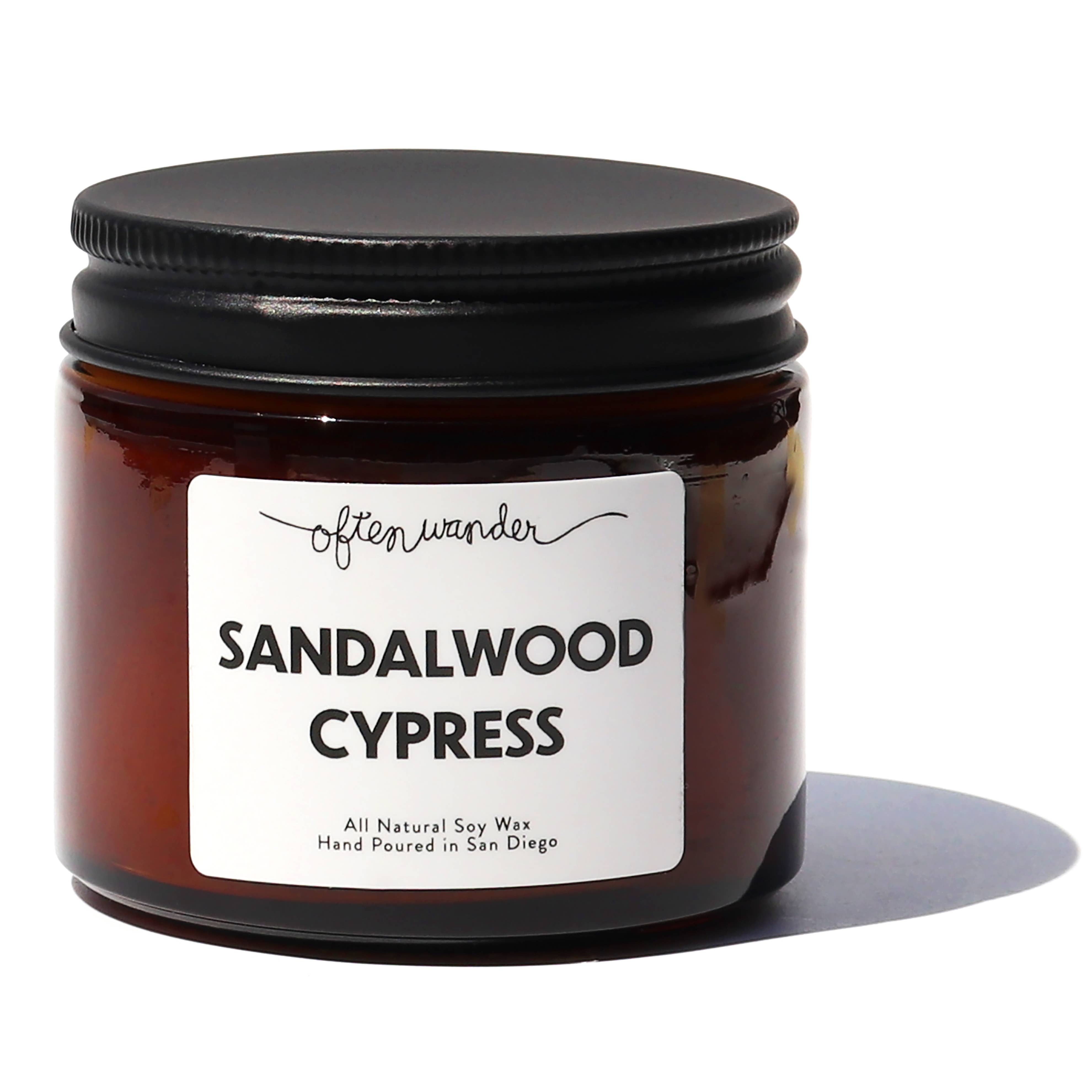 Often Wander - Wholesale Jar/Filled Candle - Sandalwood Cypress – Signature Candle0