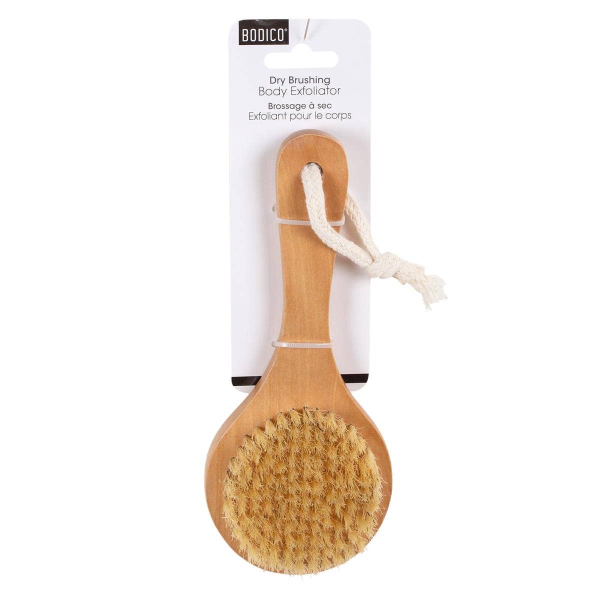 Bodico - Wholesale Body Scrub/Exfoliant - Bodico, Dry Brushing Exfoliatorw handle, 19*8*3.5cm0