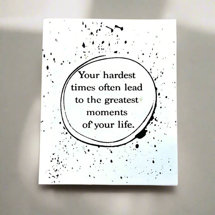 Life's Greatest Moments - Plantable Card for wholesale by Soothi | Containers Of Creativity