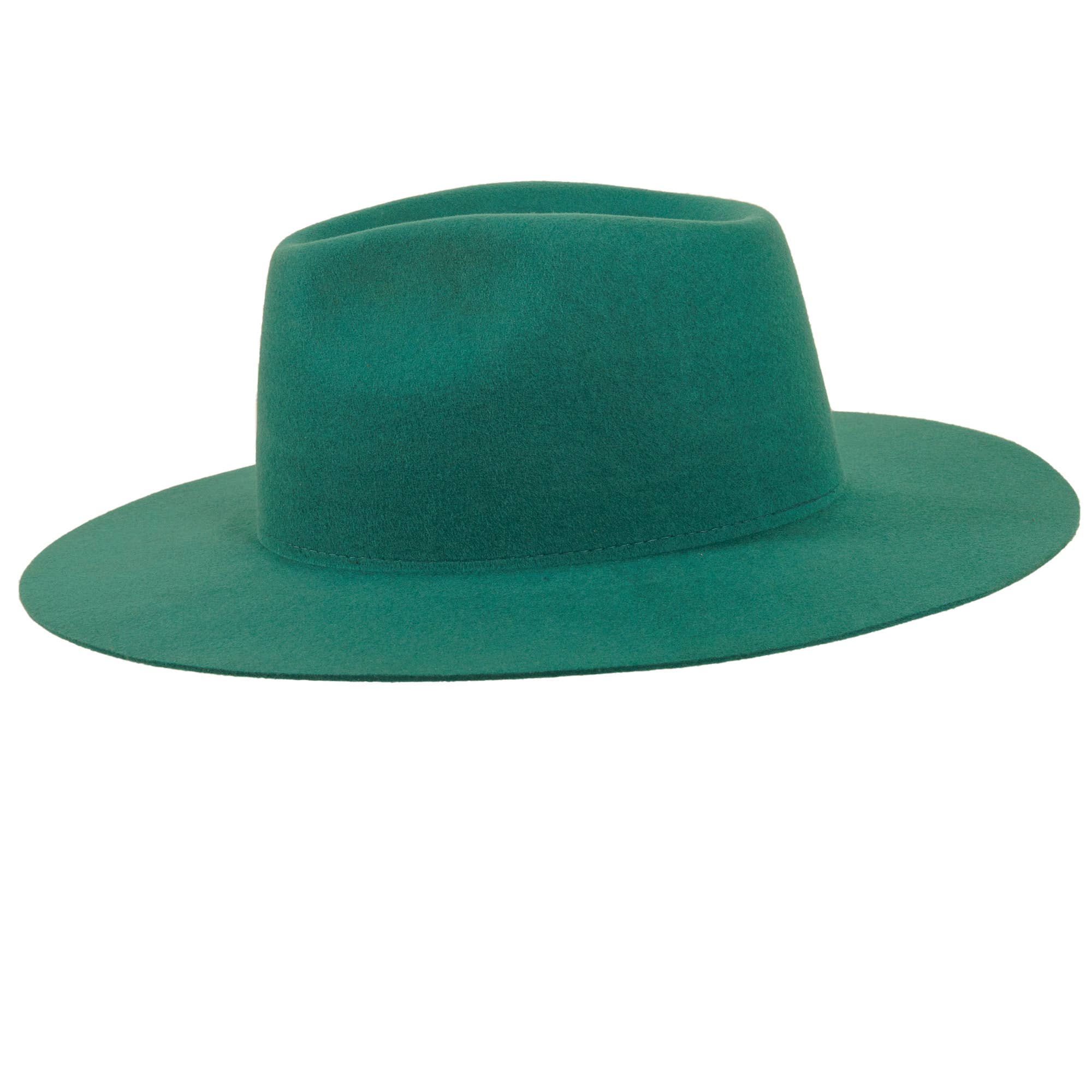 American Hat Makers - Wholesale Fedora - Uniseks - 100% wollen vilten hoed met platte rand - Stijl Rancher32
