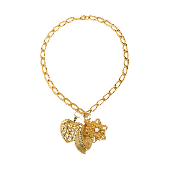 Caramel Vintage Jewellery – wholesale Pendant/charm necklace – Maisy Necklace1