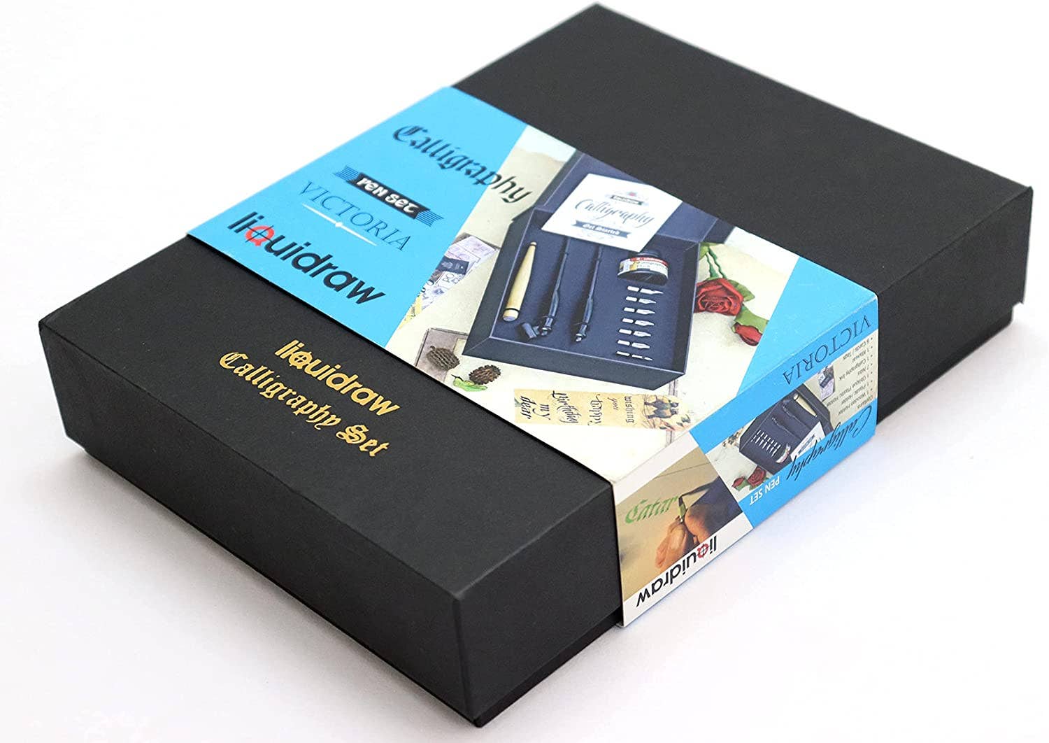 Liquidraw - Wholesale Pen - Liquidraw Calligraphy Pens Set Dip Pen Nibs Holder Set With Black Calligraphy Ink For Artists, Beginners, Adults & Kids1