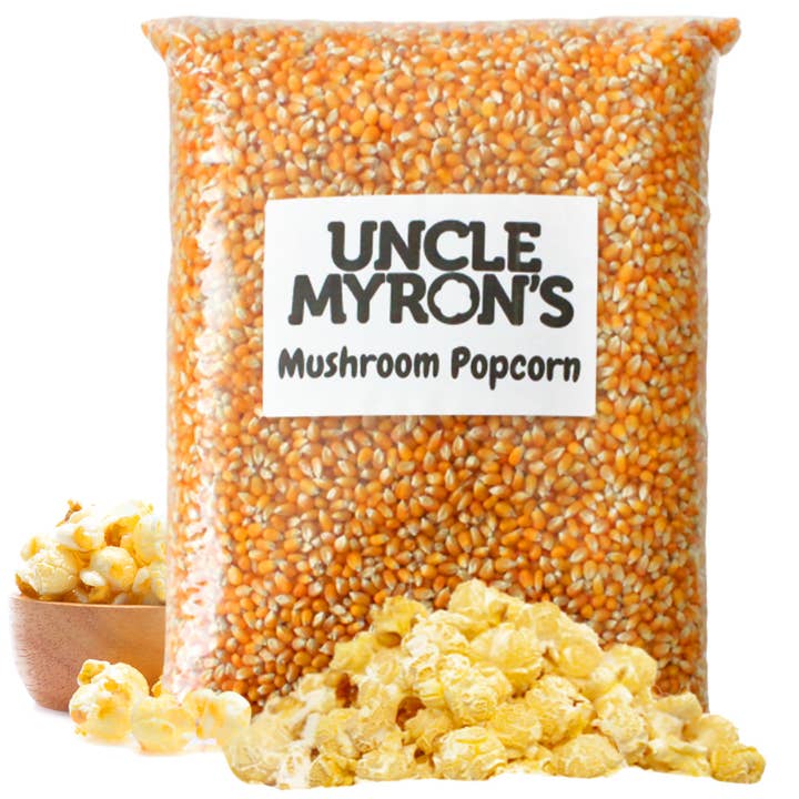 Grains de pop-corn aux champignons, 10 livres pour la vente par Uncle Myron's Gourmet Popcorn
