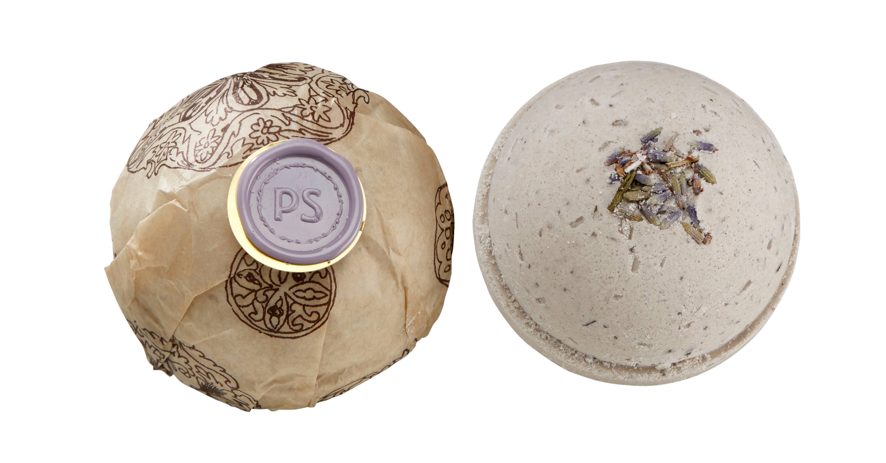 Potager Soap Company – Engroshandel Badekugle – Fransk Lavendel Kokosolie Badebombe – Naturlig Aromaterapi Bad til Afslapning-Indpakket2