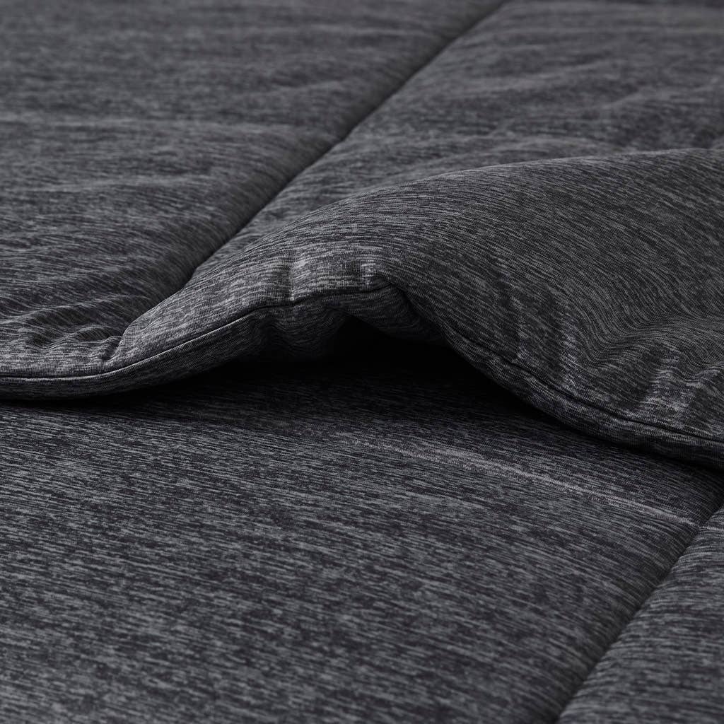Olliix - Wholesale Down Comforter - Oversized Jersey Knit Down Alternative Comforter, Black10