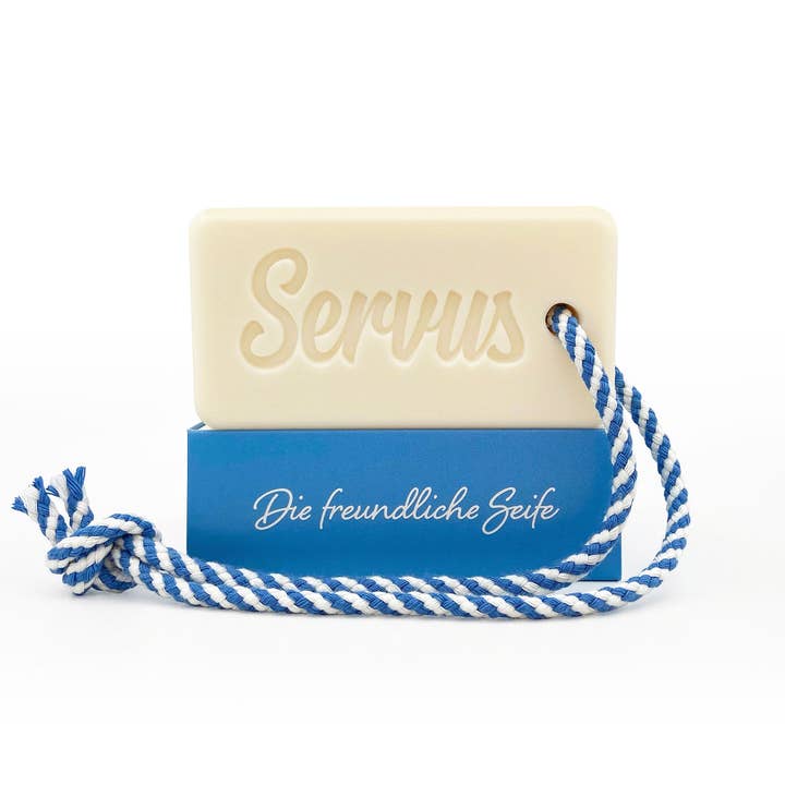 Dearsoap - Wholesale Bar Soap - Servus soap — shower soap with cord, Munich Souvenir