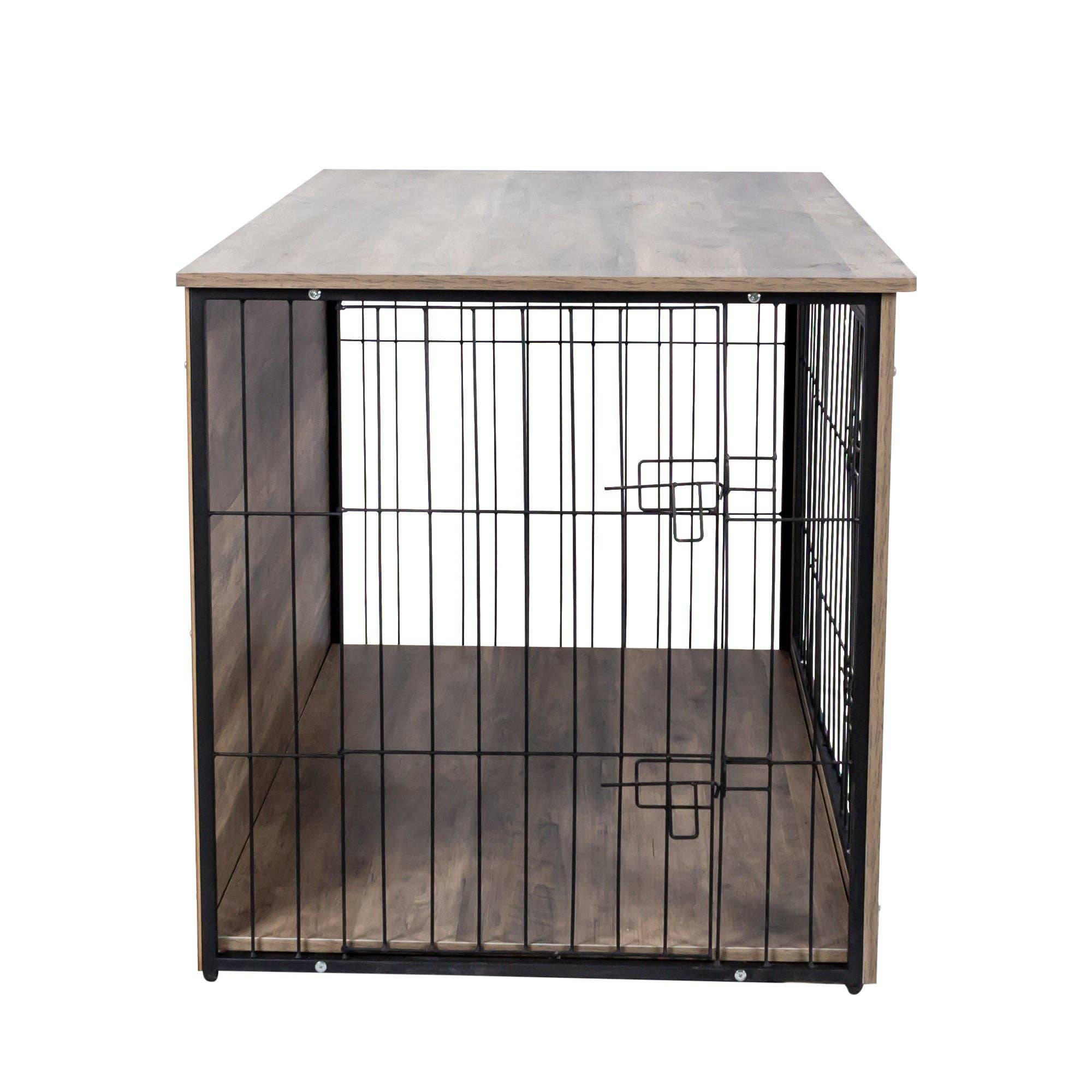 39F Inc. - Wholesale Pet Carrier - Dog - Wooden Dog Crate with Double Doors, Indoor Kennel4