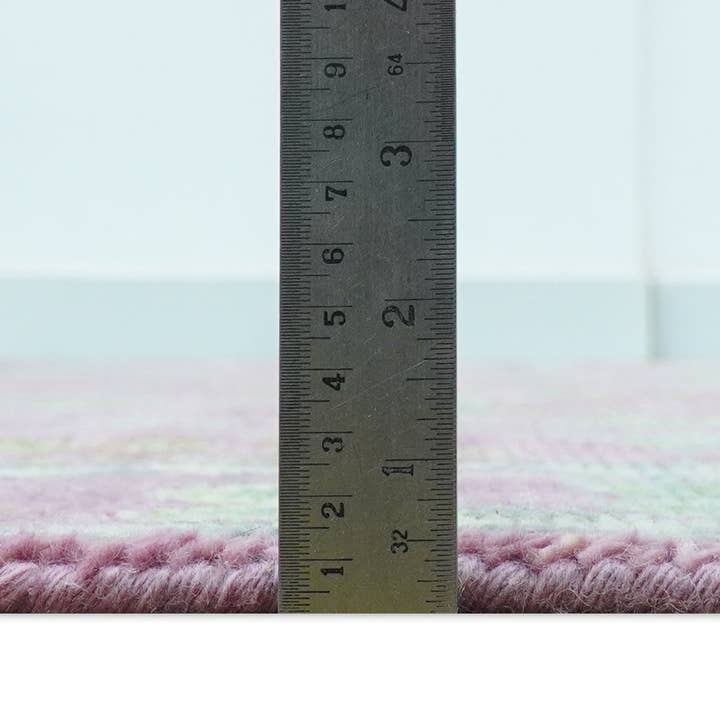 The Rug Decor, Inc. - Wholesale Area rug - The Plants and Roots Pink and Green Hand Knotted Traditional Custom Made Wool Rug6