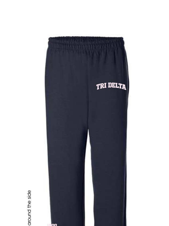 Tri Delta- Temple- Sweatpants for wholesale by Faded Moon