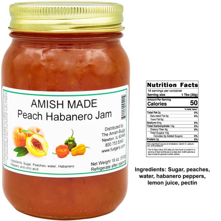 Arndt's Fudgery LLC - Vente Confiture/gelée - Confiture et gelée Amish Made 16 oz13