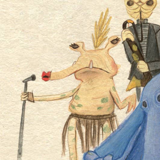 The Grey Earl - Wholesale Everyday Greeting Card - wan mair choon - Star Wars birthday party Scottish card3