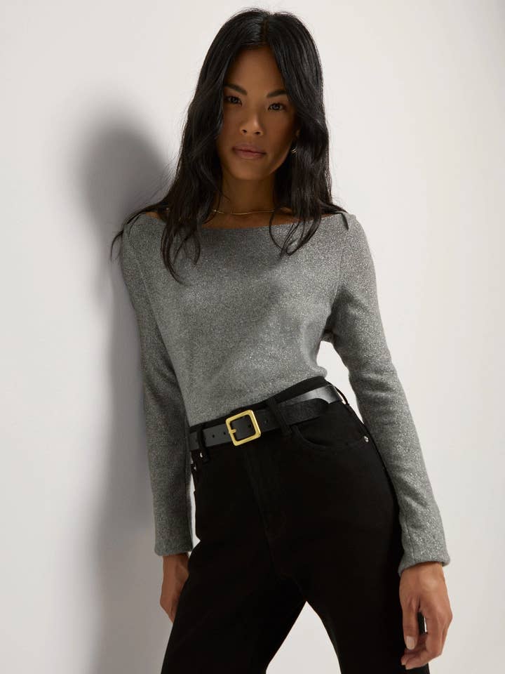 Eden Boat Neck Top for wholesale by Seventy Eight and Sunny (SEAS)