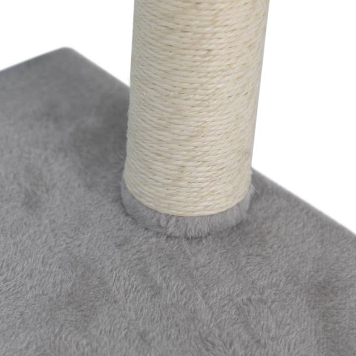 39F Inc. - Wholesale Pet Scratcher - Cat - Wall-Mounted Cat Tree with 2Condos,3Shelves&Scratching Posts9