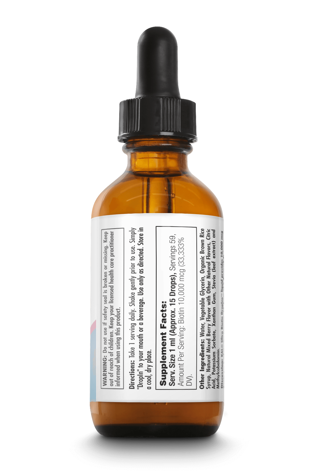 KAL - Wholesale Oral Supplement/Vitamin - Ultra Biotin DropIns™ Berry2