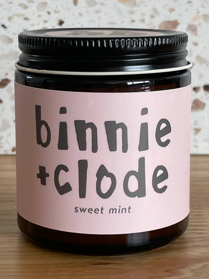 Candela alla Menta Dolce - Formato Portatile per la vendita all'ingrosso da parte di Binnie & Clode Co.