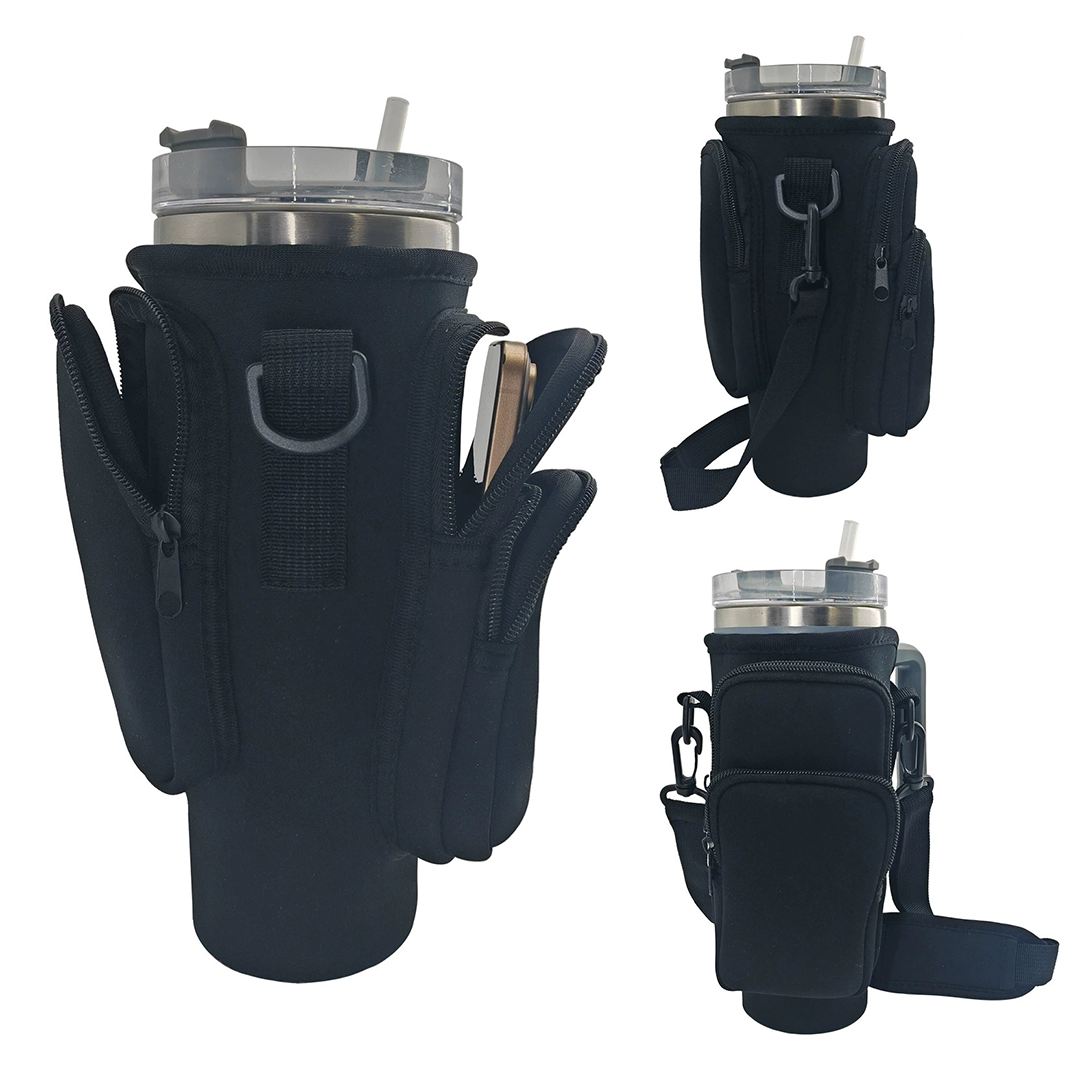 UNISHE - Wholesale Sporting Accessories - Adjustable Outdoor Insulated 40oz Bottle Holder ZK32886
