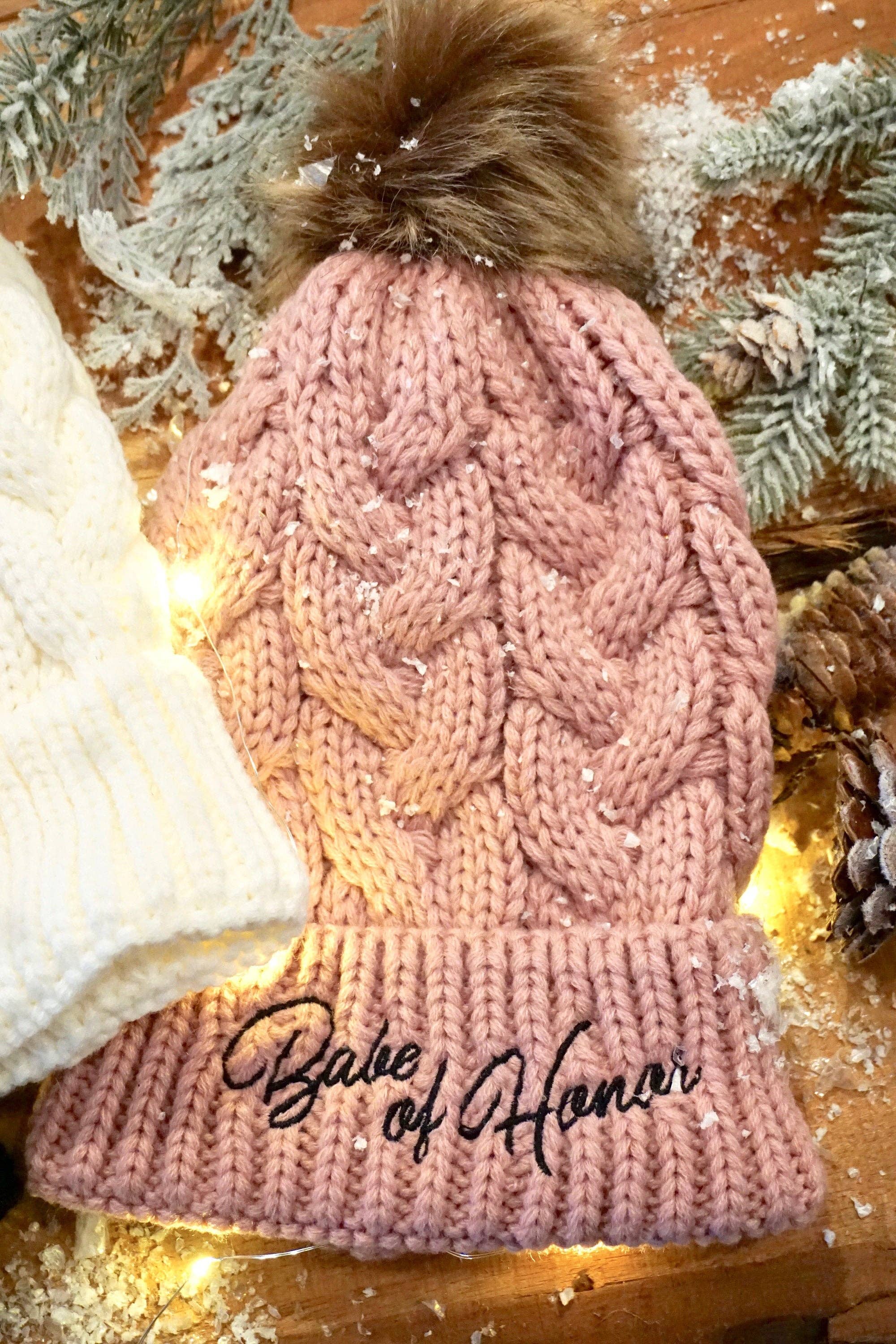 Roots and Lace - Wholesale Beanie - Women's - Bride and babe bachelorette beanie hat1