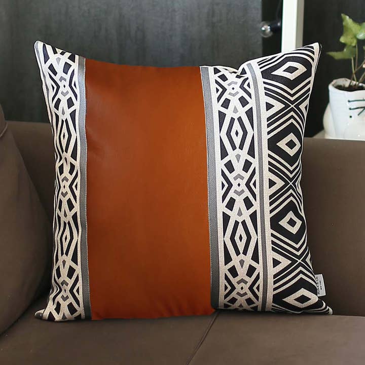 Dekorative Kissenbezüge aus veganem Kunstleder für den Großhandel von MIKE & Co. NEW YORK