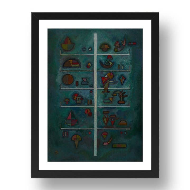LEVELS von Wassily Kandinsky, 17x13" Rahmen für den Großhandel von PERIOD PRINTS