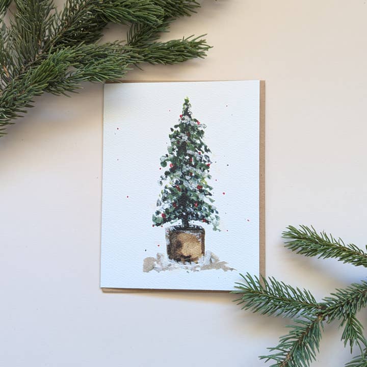 Amy Rae Maker - Wholesale Christmas Card - Holiday Christmas Tree1