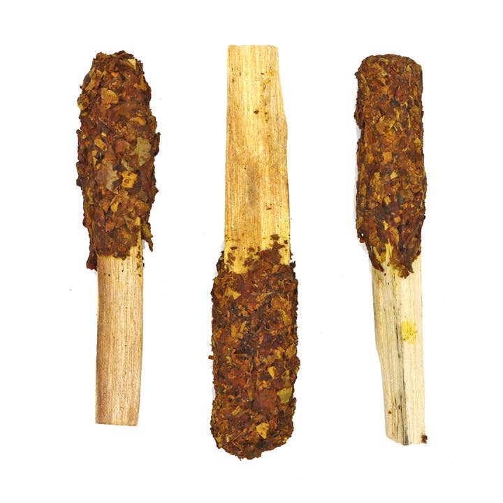 Dipped Amber Bloom Palo Santo Pops for wholesale by Designs by Deekay Inc.