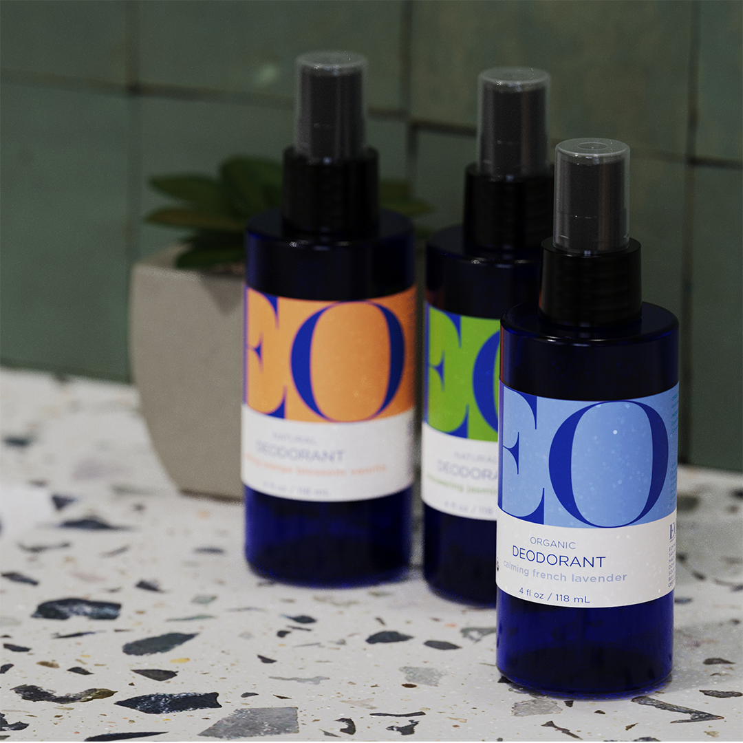EO + Everyone - Wholesale Deodorant - Unisex - French Lavender Organic Deodorant Spray Case Pack of 245