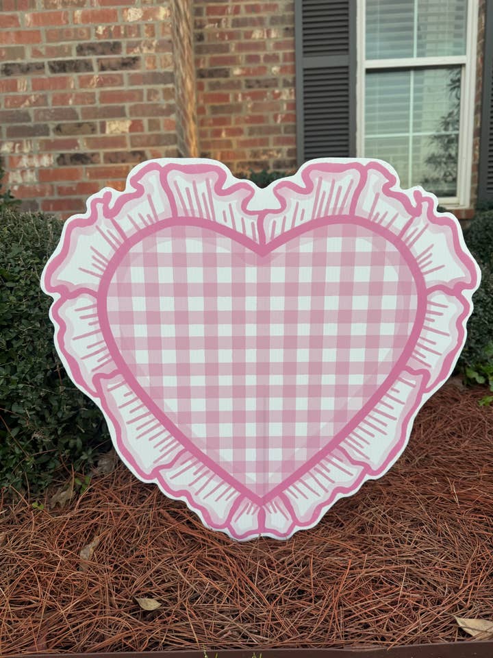 Ruffle Heart for wholesale by Lovely Reese