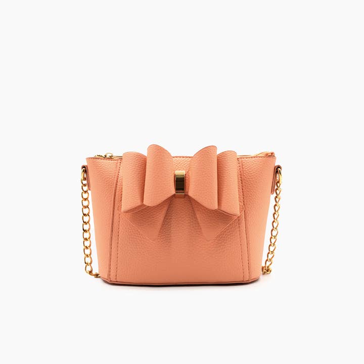 Seren Bowtie Crossbody Bag Elegant Shoulder Purse with Strap for wholesale by Like Dreams