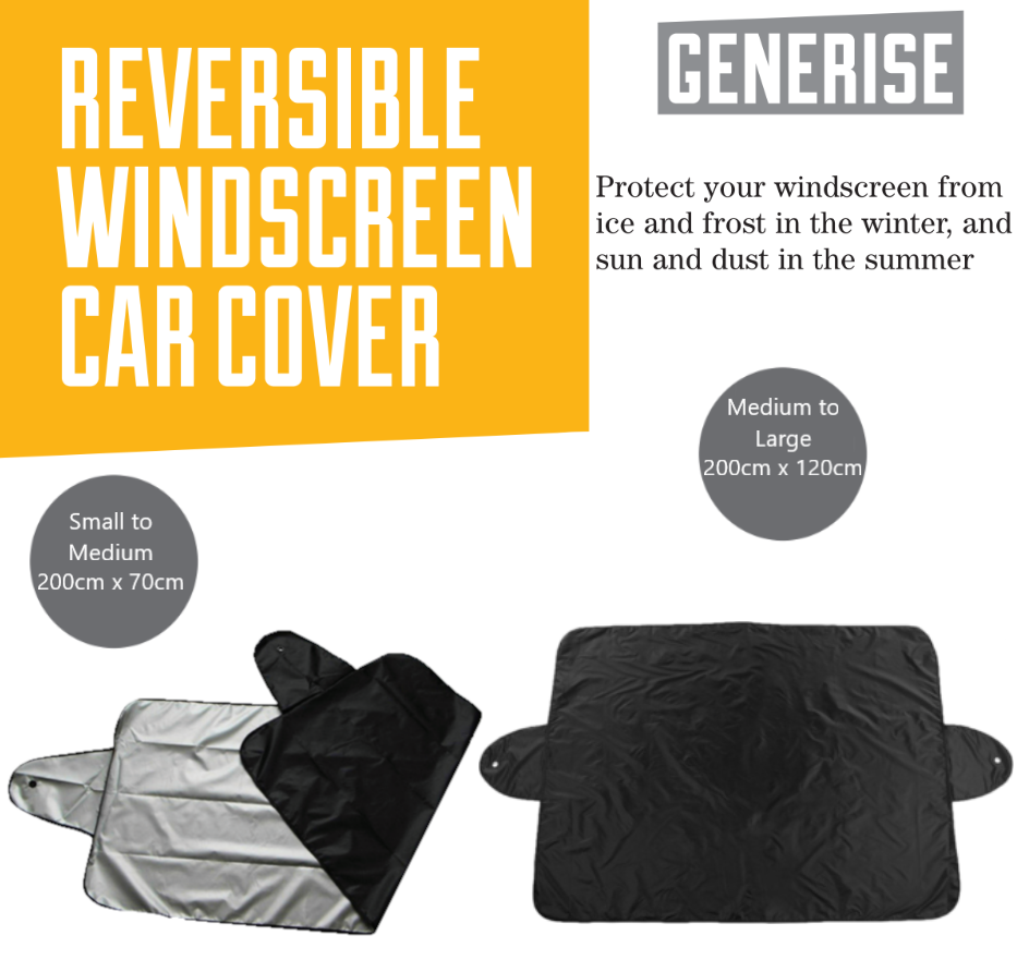 My Wholesale Warehouse – wholesale  – Generise Anti Theft Reversible Windscreen Car Cover - Medium to Large Windscreens 200cm x 120cm7