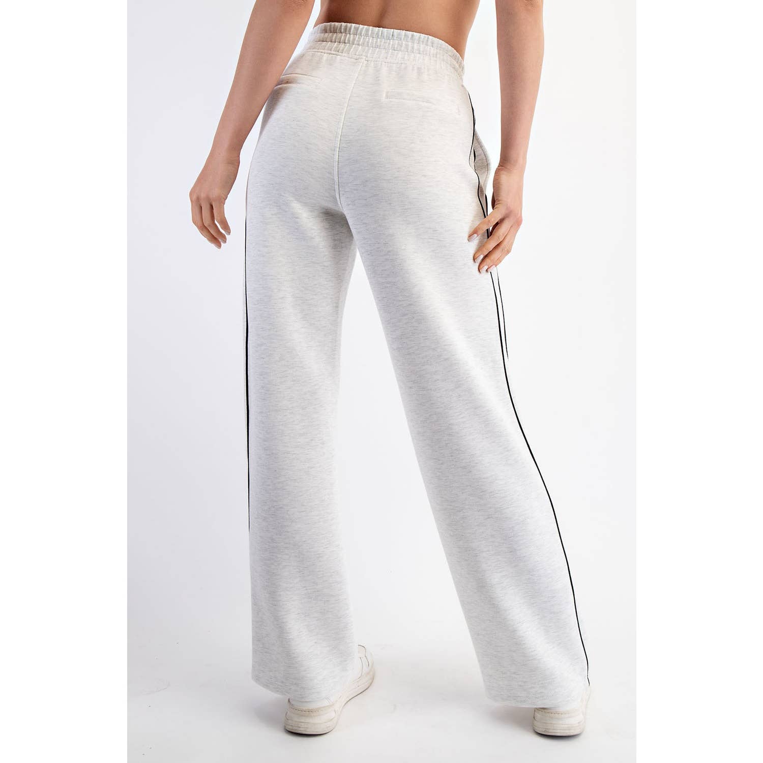 Rae Mode - Wholesale Athletic Pants - Women's - MODAL SCUBA TWO STRIPE PIPING STRAIGHT PANT27