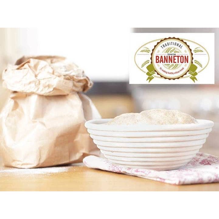 Port Style Enterprises Canada - Wholesale Bread Pan - BANNETON Eddingtons Round Angled Basket Ø10x3"