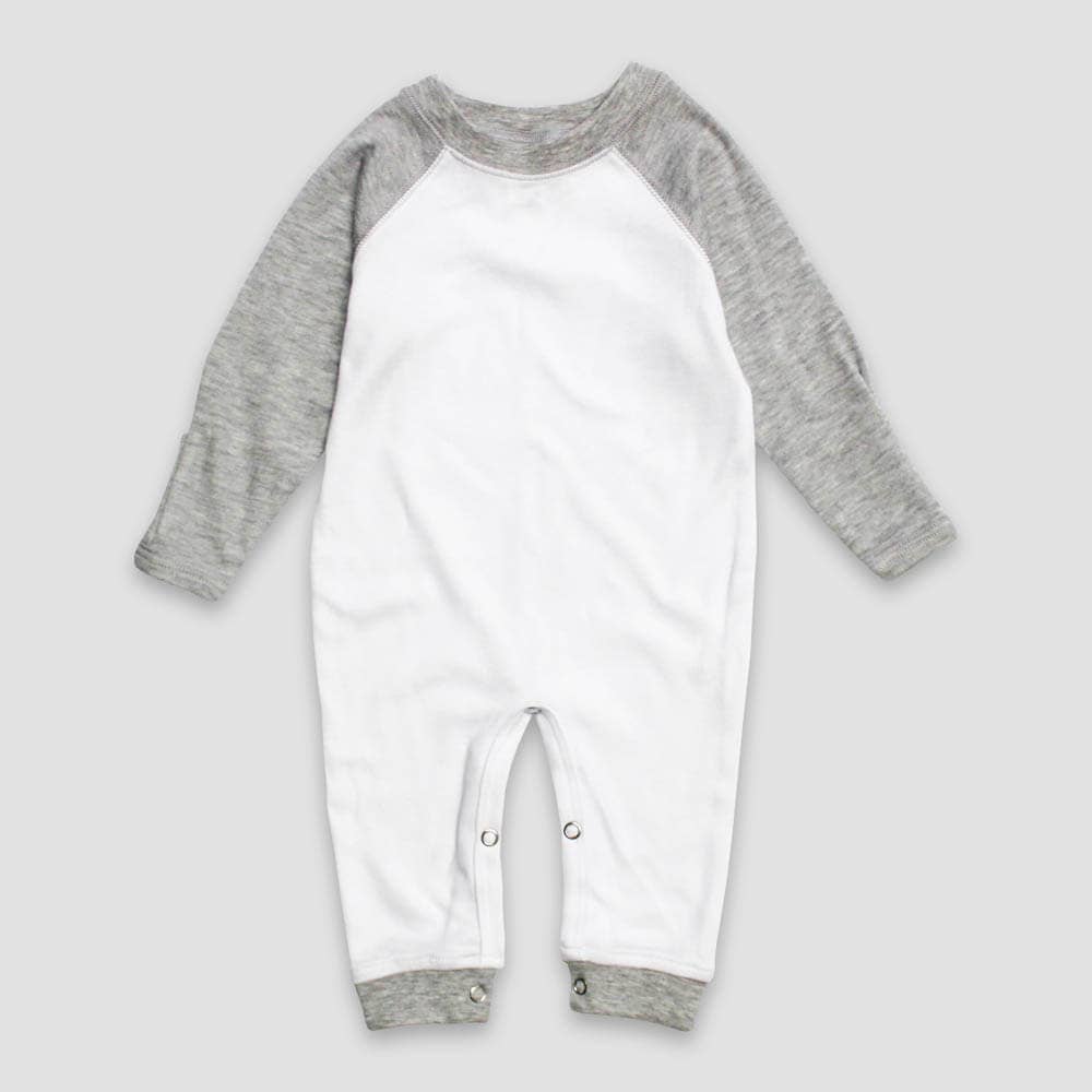Laughing Giraffe – wholesale Sleepsuit – Baby – Baby Raglan Baseball Sleep N Play | Open Sizing1